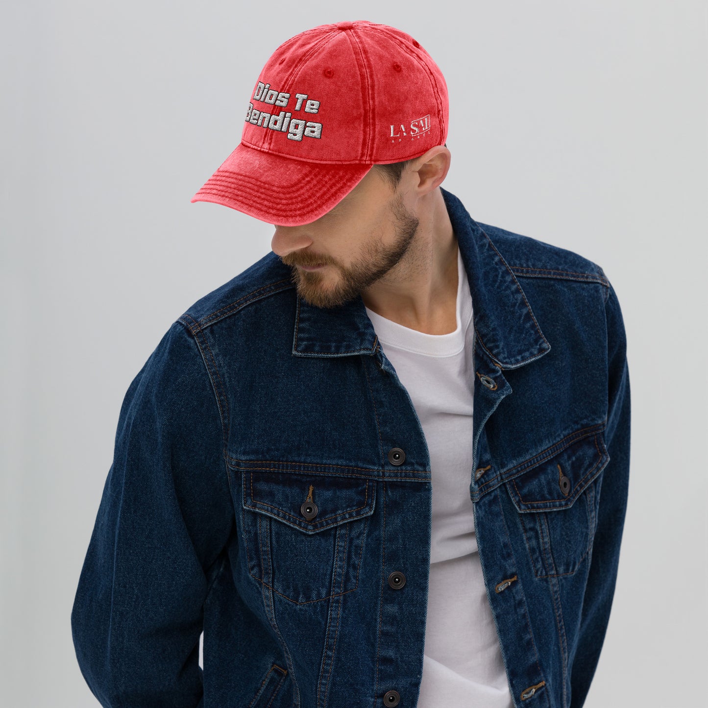 Dios Te Bendiga (God Bless You) Vintage Cotton Twill Cap by La Sal Apparel